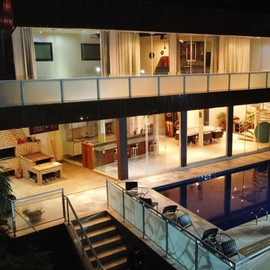 Villa Mansao Casa Blanca Em Sao Roque C/ 5 Vagas Garagem Exterior foto