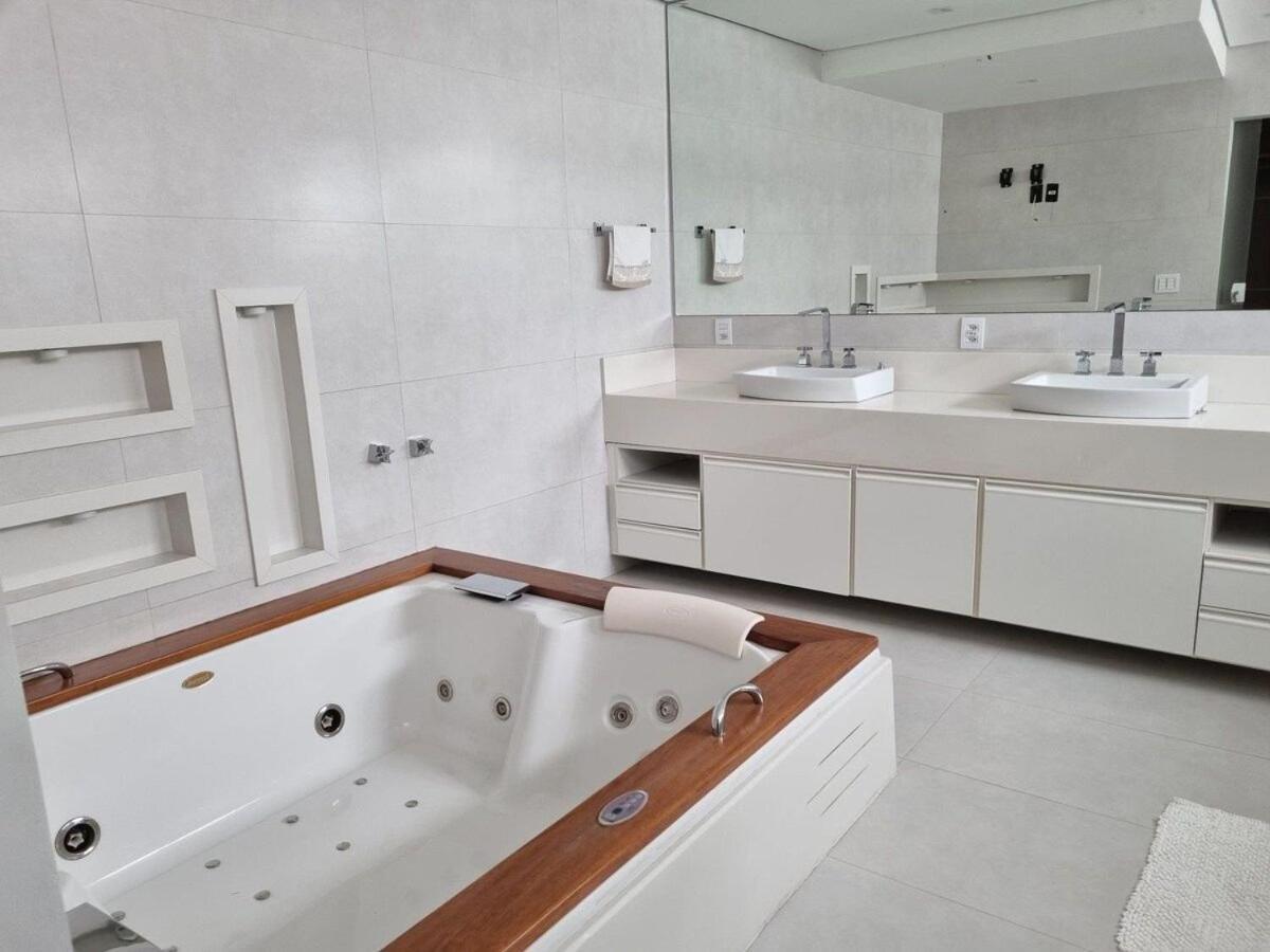 Villa Mansao Casa Blanca Em Sao Roque C/ 5 Vagas Garagem Exterior foto