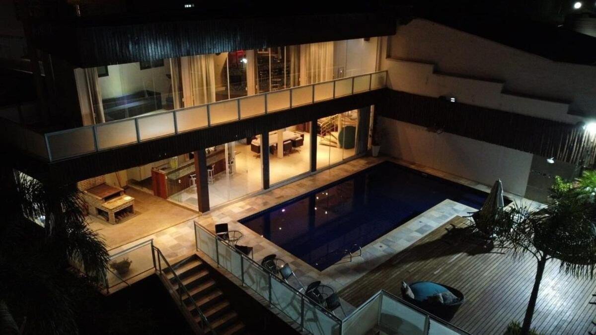 Villa Mansao Casa Blanca Em Sao Roque C/ 5 Vagas Garagem Exterior foto